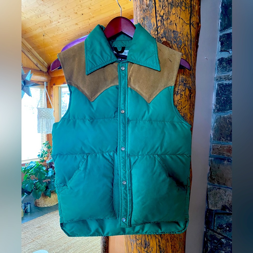 Vintage western puffy vest Woolrich